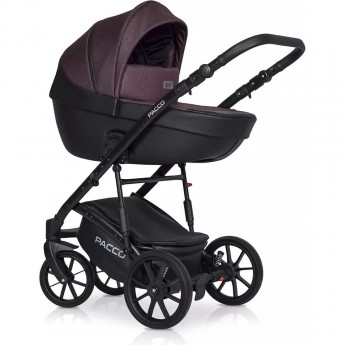 Коляска 3 в 1 RIKO BASIC PACCO 01 Plum (сливовый-черный) Коляска 3 в 1 RIKO BASIC PACCO 01 Plum (сливовый-черный)
