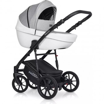 Коляска 3 в 1 RIKO BASIC PACCO 05 Grey Fox (серый-белый) Коляска 3 в 1 RIKO BASIC PACCO 05 Grey Fox (серый-белый)